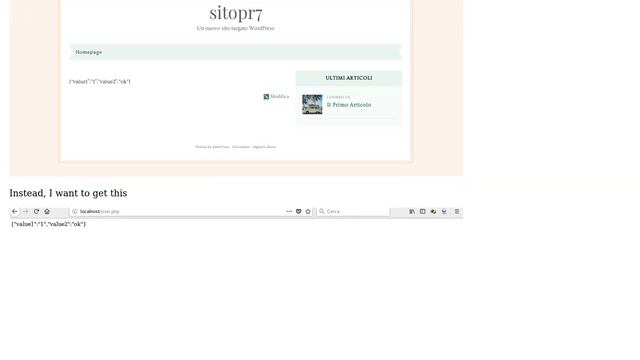 Wordpress: Plugin json page смотреть онлайн
