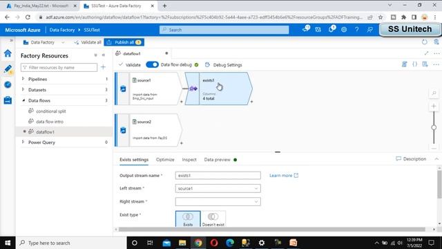Exists Transformation in Mapping Data Flow in Azure Data Factory | adf tutorial part 49 смотреть онлайн