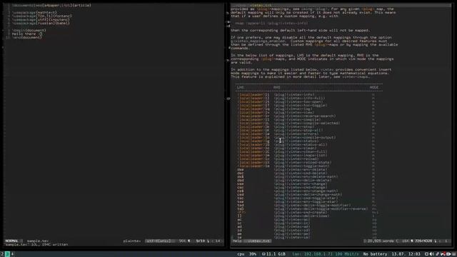 установка vimtex для работы с latex в vim смотреть онлайн