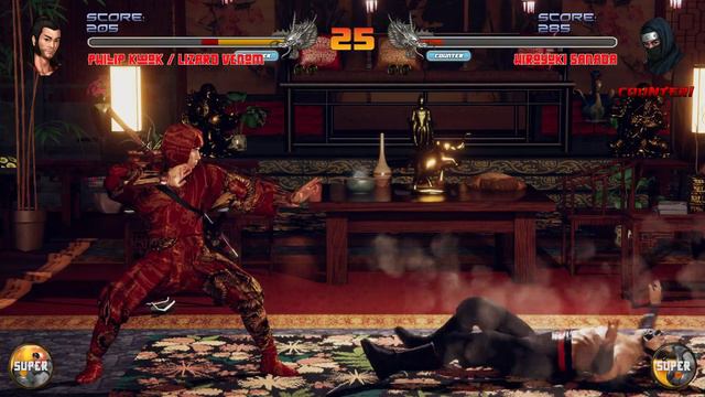 Shaolin vs Wutang 2 | Philip Kwok (Lizard) 💥 Hiroyuki Sanada (Ninjutsu) | CPU vs CPU AI vs AI смотреть онлайн
