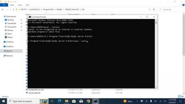 HOW TO OPEN MYSQL ON CMD || SET MYSQL PATH TO SYSTEM ENVIRONMENT VARIABLES