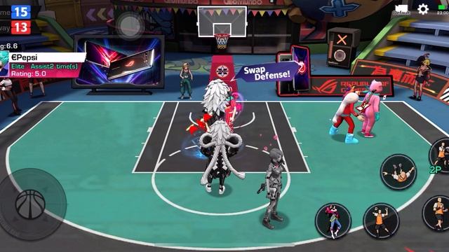 Basketrio Ranked Match Livia(C) Gameplay #1 | Allstar Streetball смотреть онлайн