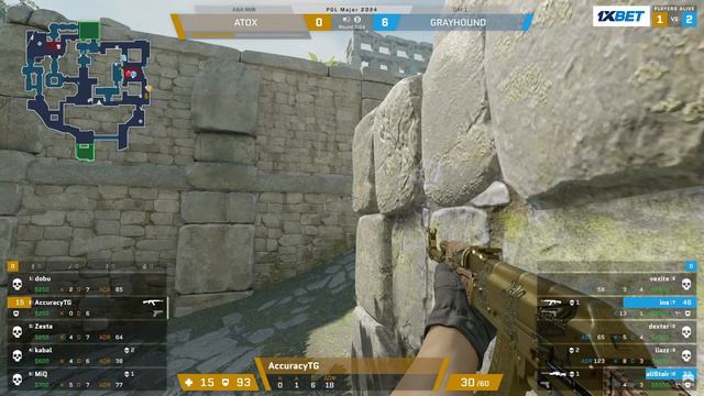 ATOX vs GRAYHOUND - Highlight - PGL Major 2024 - Asia RMR смотреть онлайн