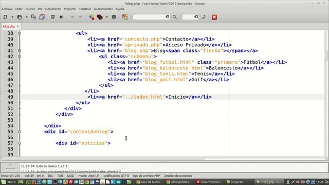 Bases de datos: Crear blog.php (1/6) смотреть онлайн