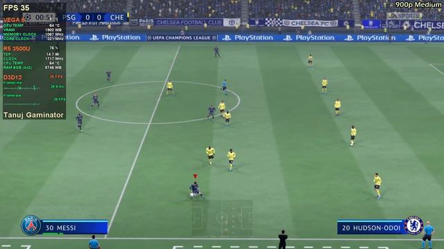 FIFA 22 - RYZEN 5 3500U - 8GB RAM - VEGA 8 - BENCHMARK смотреть онлайн