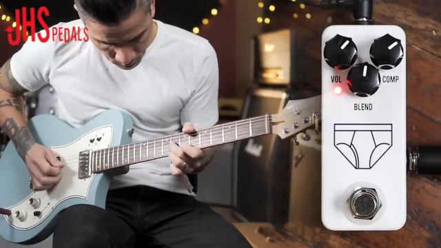 JHS Whitey Tighty Mini Compressor pedal - demo by RJ Ronquillo смотреть онлайн
