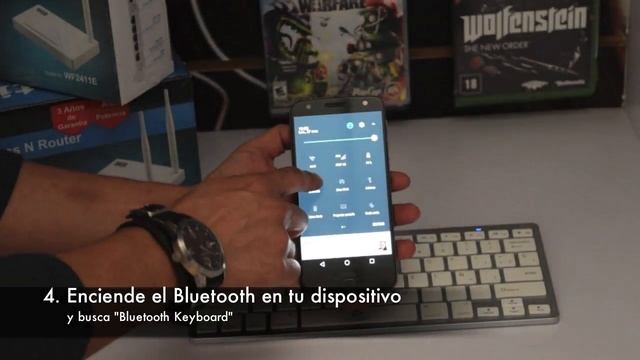 ✅⌨️Tutorial: Cómo conectar tu teclado Bluetooth ?a celular, tablet, Andriod o iPhone смотреть онлайн