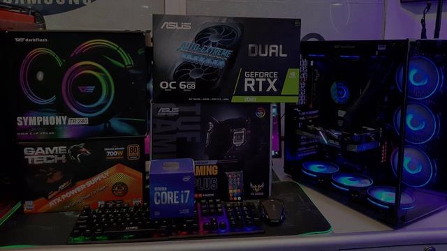 تجميعة I7.10700F الجيل العاشر مع تبريد مائي شيئ خرافي تابع......???? مركز اسلام للكمبيوترات смотреть онлайн