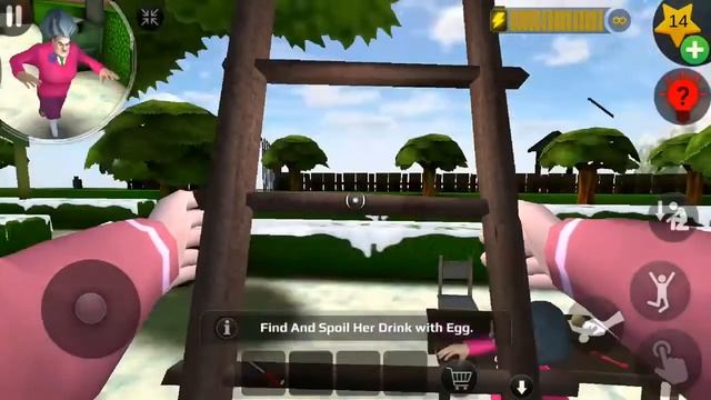 Scary Teacher 3D SANTA`S LITTLE HELPER Trolling Miss T V5 3 1 Android, iOS Game #15 смотреть онлайн