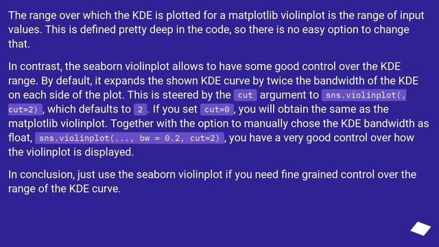 How to stop violin plot cutting off outliers or extreme values смотреть онлайн