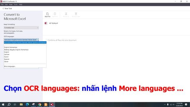 ABBYY FineReader 15 chuyển PDF sang EXCEL không lỗi Font ❤ Việt Nam Channel ❤ смотреть онлайн