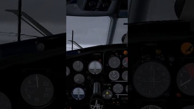 Обледенение АН 24. Взлет в грозу. Набор высоты. смотреть онлайн