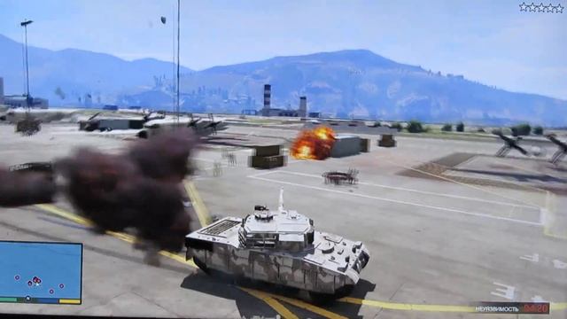 Треш на военной базе в ГТА 5. смотреть онлайн