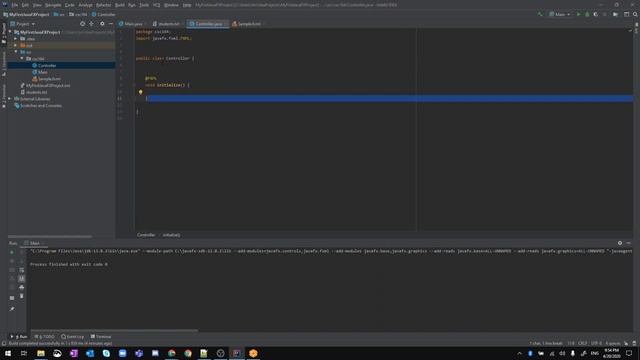 JavaFX and SceneBuilder - FXML Reference and Initialize Method смотреть онлайн