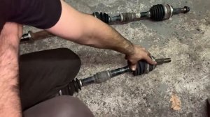 Замена полуоси вместо шруса.TOYOTA CAMRY 55