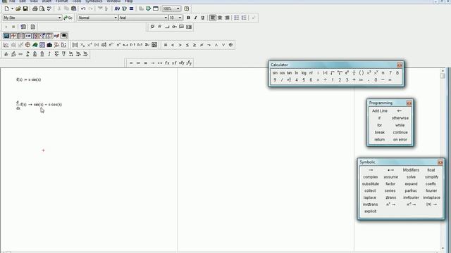 Mathcad ~ Derivative and integral Calculation in Mathcad ~ tutorial 2 смотреть онлайн