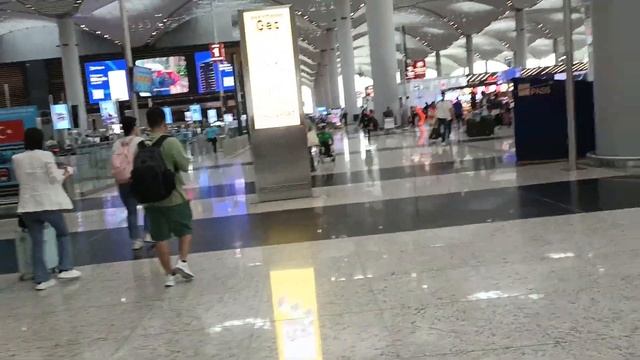 Аэропорт Стамбула Новый. Вылет