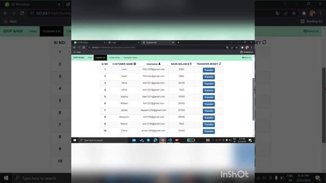 Task 1 || Basic Banking System || The Spark Foundation || Feb 2022 смотреть онлайн