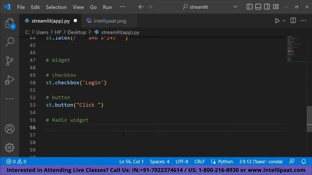 Streamlit Tutorial | What is Streamlit | Basic Streamlit Functions | Intellipaat смотреть онлайн