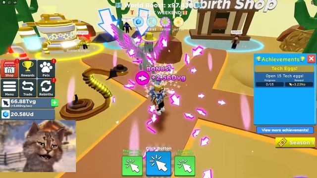 Insane Trade For Free Secret Pet in Roblox Clicker Simulator смотреть онлайн