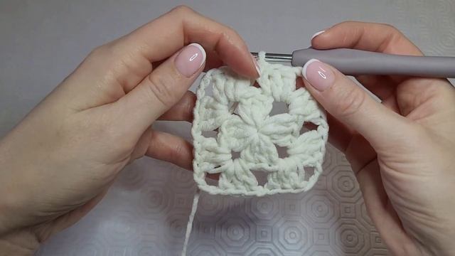 Мотив 3 D квадрат крючком ♡ Секрет квадрата и как я прячу хвостики ♡ смотреть онлайн