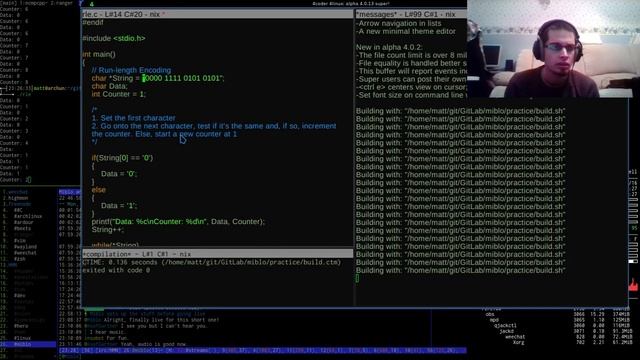 Practising Programming in C: 013 - Run-length Encoding смотреть онлайн