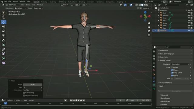 Blender 3.4 Character Rigging Tutorial 1 | Creating The Main Rig смотреть онлайн