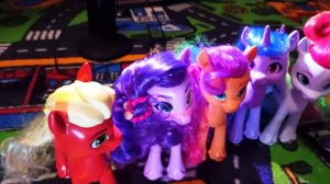 MLP. Мой маленький пони. День рождения Санни Старскаут и злой Железный человек.