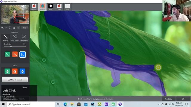 How to Cut out Hair & Easy in topaz mask ai, photoshop cc2020 tutorial. смотреть онлайн