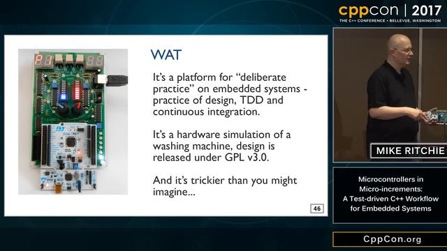 CppCon 2017: Mike Ritchie “Microcontrollers in Micro-increments...” смотреть онлайн