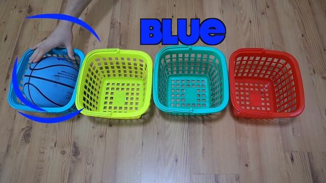 Wrong Colors Sport Ball Drop In The Basket for Toddlers and Babies смотреть онлайн