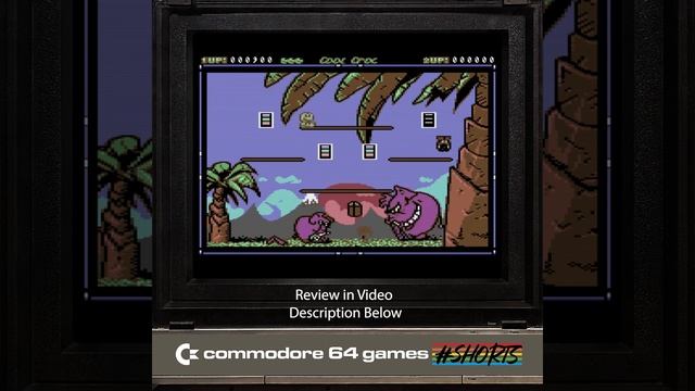 COOL CROC TWINS (1991) Commodore 64 Game #Shorts Game Trailer смотреть онлайн