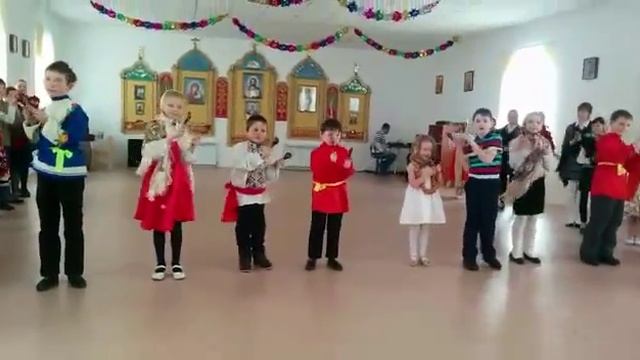 Мы в Темиртау на Масленице/ выучили танец/выступаем с танцем смотреть онлайн
