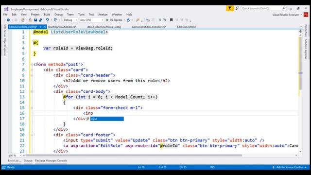 Add or remove users from role in asp net core смотреть онлайн