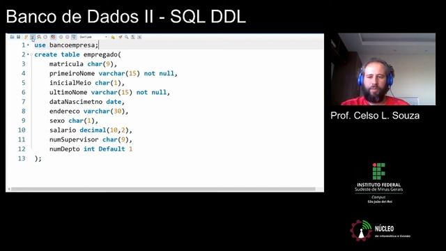 BD Criando tabela no MySQL смотреть онлайн