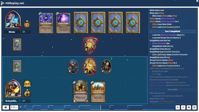 ProGaming - Hearthstone, Control Mage(4) vs Murloc Paladin(4) by Minke and KolegaMisiek, Ranked -.. смотреть онлайн