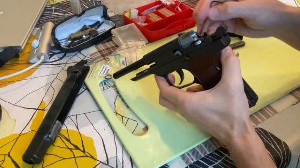 Как поменять прокладки Gletcher APS и добавить Blowback на NBB