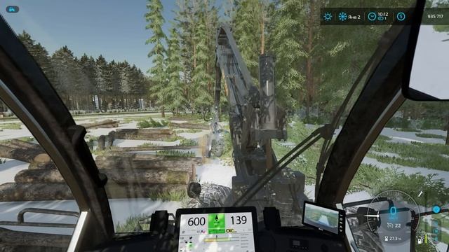 FS 22 - Nordgrad. Лесозаготовка. Валка ЛЕСА. Погрузка ЛЕСА # 12 смотреть онлайн