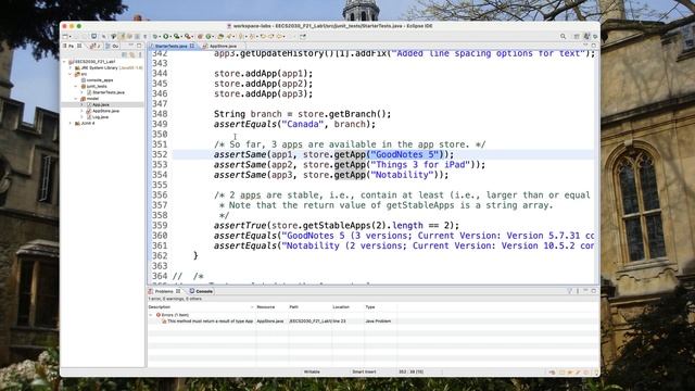 [HD] EECS2030 - Lab Solution Walk-Through - Lab1: Apple App Store смотреть онлайн
