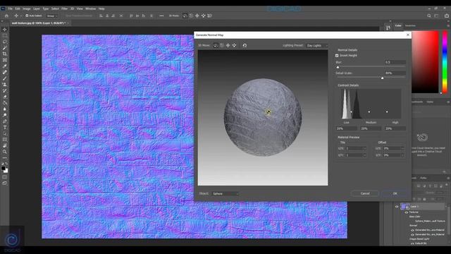 How to Create NORMAL MAP in PHOTOSHOP смотреть онлайн