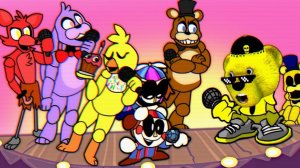 FNAF РЭП БАТТЛ ФНАФ ПЛЕЯ с АНИМАТРОНИКАМИ или КАК БАЛУН БОЙ и ДЖЕЙ ДЖЕЙ УДЕЛАЛИ МЕДВЕДЯ !!!