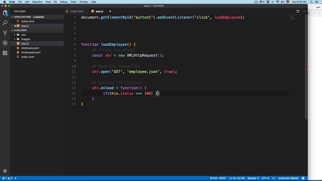 JavaScript Course: Ajax & JSON Part 1 смотреть онлайн