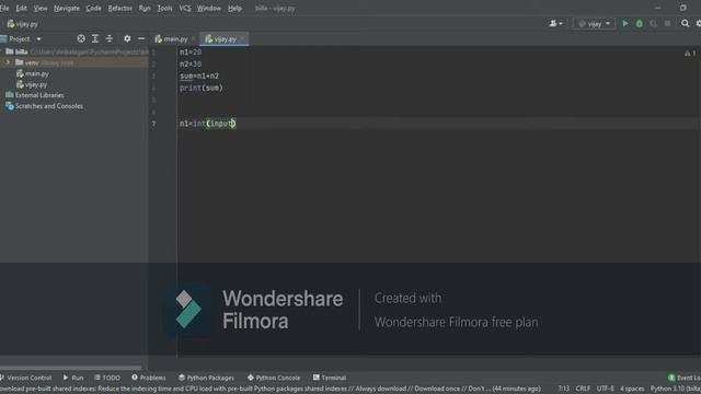 sum of two numbers in python #pycharm смотреть онлайн