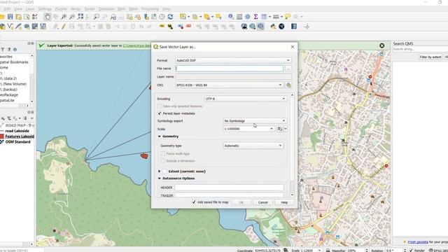 Export Shape file from QGIS to AutoCAD Easily | Convert Shape file into DWG смотреть онлайн