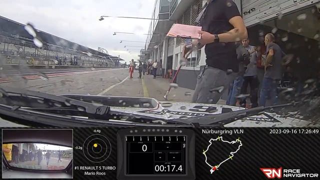 1000km Nürburgring 2023, PITSTOP, Renault 5 Turbo, 20230916 154821075 RNPRO 485 Lap 45 0min35sec597 смотреть онлайн