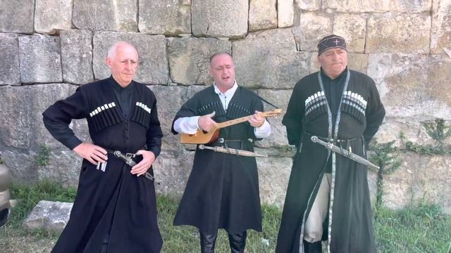 Georgian Folk Music - Bagrati Cathedral,Kutaisi,Georgia. смотреть онлайн