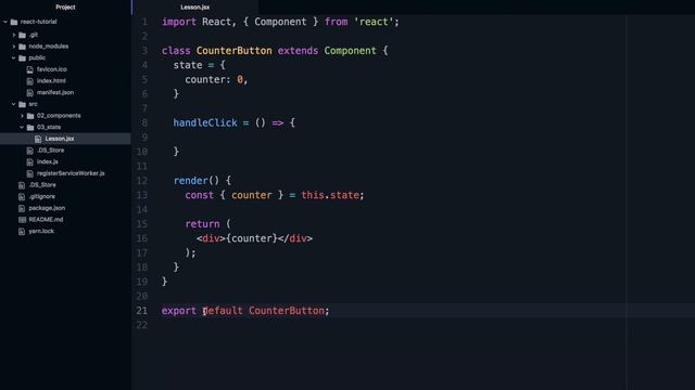 React JS #3 Локальный стейт (State) смотреть онлайн
