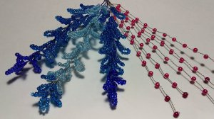 Бисероплетение. Глициния из бисера. Веточки. 2 варианта.  Мастер класс. Пошаговый МК для начинающих.