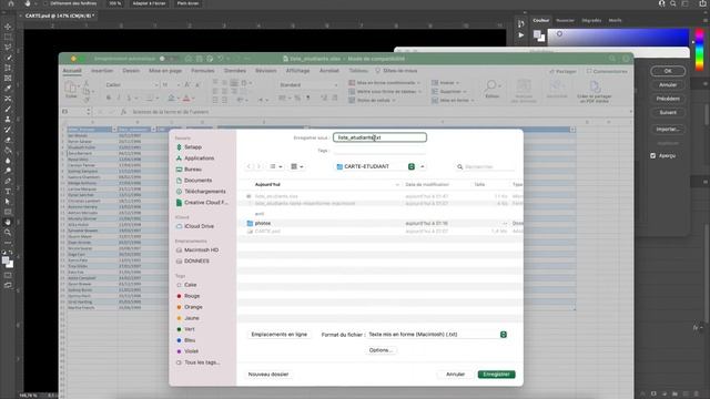 #6 - Enregistrer le fichier Excel au bon format : Formation Le Publipostage dans Photoshop смотреть онлайн