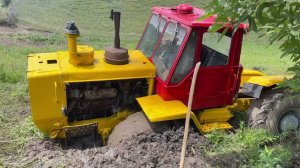 На конец Смогли Спасать Трактор XTЗ Т-150 из Болота